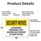 Signmission Visitors Report To Front Office OSHA Security Notice Sign, Aluminum, 18in W x 12in L, 2PK OS-2PACK-SN-A-1218-L-11676 - alternate 2
